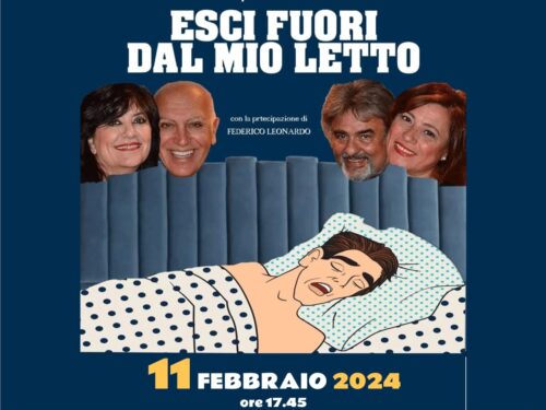“Esci fuori dal mio letto” della Compagnia Trio Ritrio al Teatro Sant’Eugenio di Palermo